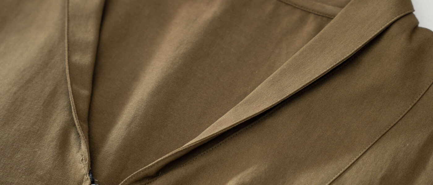 Olive Zip-Front Spa Tunic